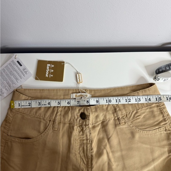 Barbour Commando Trouser in Dark Stone khaki lightweight pants - US size 6 - Picture 12 of 12